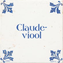 Claude- viool - 3 keer bekeken