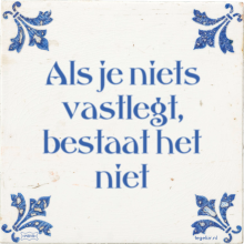 Als je niets vastlegt, bestaat het niet - 37 keer bekeken