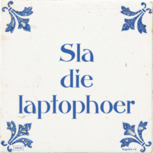 Sla die laptophoer - 4 keer bekeken