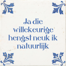Ja die willekeurige hengst neuk ik natuurlijk - 2 keer bekeken