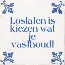 Loslaten is kiezen wat je vasthoudt - 15 keer bekeken
