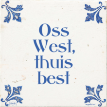 Oss West, thuis best - 1 keer bekeken