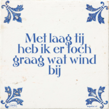 Met laag tij heb ik er toch graag wat wind bij - 21 keer bekeken