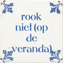 rook niet (op de veranda) - 25 keer bekeken