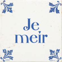 Je meir - 30 keer bekeken