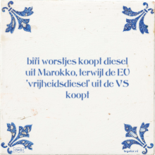 bifi worstjes koopt diesel uit Marokko, terwijl de EU 'vrijheidsdiesel' uit de VS koopt - 23 keer bekeken