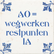 AO = wegwerken restpunten 1A - 1 keer bekeken