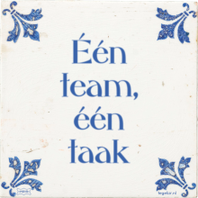 Één team, één taak - 36 keer bekeken