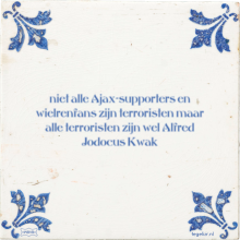 niet alle Sparta-supporters en wielrenfans zijn terroristen maar alle terroristen zijn wel A - 11 keer bekeken