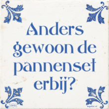 Anders gewoon de pannenset erbij? - 46 keer bekeken